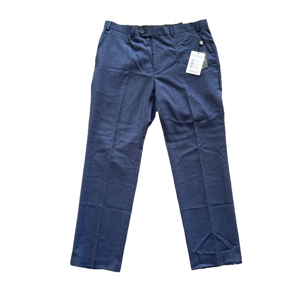 ralph lauren classic fit dress pants Lauren Ralp Lauren Regular Fit Solid Tan Flat Front Cotton Dress Pants main image 1